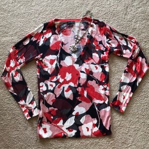 The Limited Floral Sweater